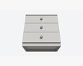 Small Children 3-drawer Dresser Modello 3D