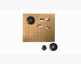 Strategy Board Go-Ban Game 02 3D 모델 