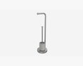 Toilet Brush With Stand Modelo 3d