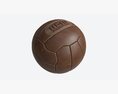 Vintage Leather Soccer Ball 3D модель
