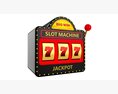 Vintage Slot Machine 3d model