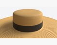 Wide Brim Straw Hat For Women Modèle 3d