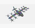 Wisk Generation 6 Aircraft 3D-Modell