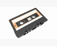 Audio Cassette With Cover Modello 3D