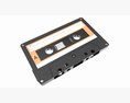 Audio Cassette With Cover 3d model