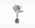 Baa Artificial Plant With Plantpot 3D-Modell