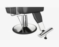 Barber Chair For Barbershop Salon Leather 3D模型
