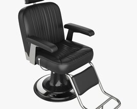 Barber Chair For Hairdressing Salon Modèle 3D