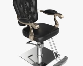 Barber Hydraulic Chair For Barbershop Salon Modelo 3D