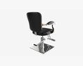 Barber Hydraulic Chair For Barbershop Salon Modèle 3d