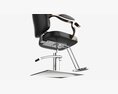 Barber Hydraulic Chair For Barbershop Salon 3D модель