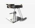 Barber Hydraulic Chair For Barbershop Salon 3D модель