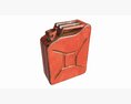 Classic Metal Jerrycan 01 Red Dirty Modelo 3D