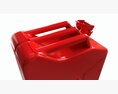 Classic Metal Jerrycan 03 Red 3d model