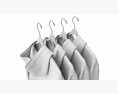 Clothing Oversized Hoodies Long Sleeve On Hanger 1 3D 모델 