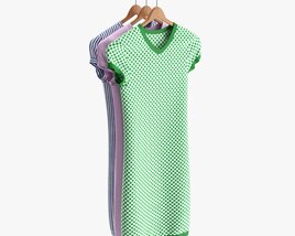 Clothing Short Sleeve Everyday Dress Medium On Hanger Modelo 3d
