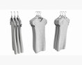 Clothing Short Sleeve Everyday Dress Medium On Hanger Modelo 3D