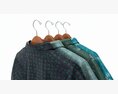 Clothing Short Sleeve Polo Shirts Men On Hanger 1 Modelo 3D