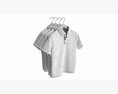 Clothing Short Sleeve Polo Shirts Men On Hanger 1 Modelo 3d