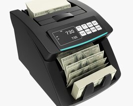 Electronic Money Counting Machine 3D模型
