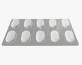 Pills In Blister Pack 05 Modèle 3d