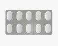 Pills In Blister Pack 05 3D-Modell