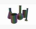 Laboratory Glassware Flasks Measuring Cups 3D模型