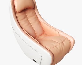 Leather Heated Massage Chair Modelo 3D