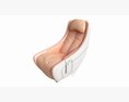 Leather Heated Massage Chair Modèle 3d