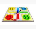 Ludo Traditional Board Table Strategy Game 3D модель