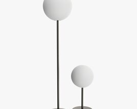 Outdoor And Indoor Cordless Table And Floor Lamp Set Modelo 3d