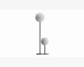 Outdoor And Indoor Cordless Table And Floor Lamp Set 3D模型