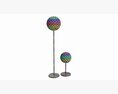 Outdoor And Indoor Cordless Table And Floor Lamp Set 3D 모델 