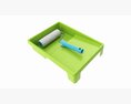 Paint Roller With Tray 02 Modèle 3d
