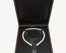 Jewel Box With Necklace 3D модель