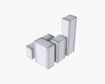 Paper Boxes Mockup Set 01 3D模型