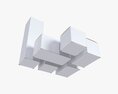 Paper Boxes Mockup Set 02 Modelo 3D