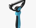 Pet Grooming Brush Rake Comb Modelo 3D