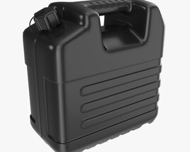 Plastic Black Fuel Oil Canister 3D 모델 