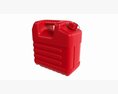 Plastic Red Fuel Oil Canister 3D модель