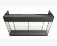 Point Of Sale Showcase Counter 3d model
