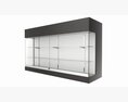 Point Of Sale Showcase Counter 3D 모델 
