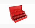 Portable Toolbox Chest With Carrying Handle Set 3Dモデル
