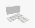 Pills With Paper Box Package 03 Modèle 3d