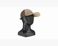 Store Display Mannequin Head With Baseball Cap 3D 모델 