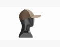 Store Display Mannequin Head With Baseball Cap 3Dモデル