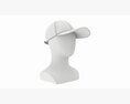 Store Display Mannequin Head With Baseball Cap Modèle 3d