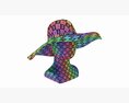 Store Display Mannequin Head With Floppy Hat Modèle 3d