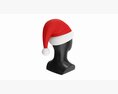 Store Display Mannequin Head With Santa Hat Modelo 3D