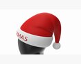 Store Display Mannequin Head With Santa Hat 3D 모델 